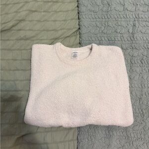 Calvin Klein Cream Pullover Sweater and Lounge Pants